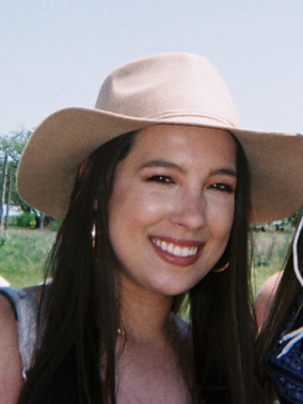 Stylish Tan Wide-Brim Women's Cowboy Style Felt Hat - Neutral Sun Hat